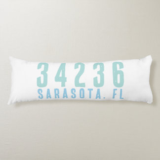 Personalised Zip Code, City, State | Coastal Blues Body Cushion