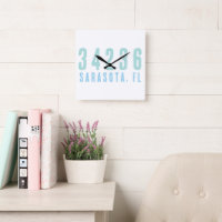 Personalised Zip Code, City, State Coastal Blues