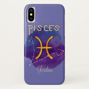 Personalised Zodiac Sign Pisces Constellation Case-Mate iPhone Case