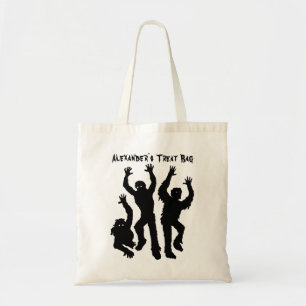Personalised Zombie Halloween Treat Bag