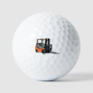 Personalisierte Golfbälle mit Gabelstapler-Design  Golf Balls