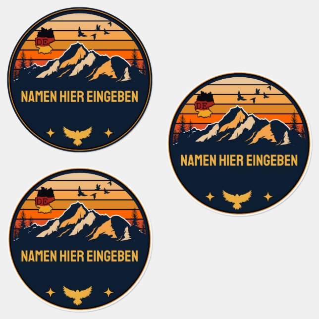 Personalisierter Ortsname Deutschland Runddesign (Group)