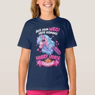 Personalisiertes Hobby Horse Shirt mit Name