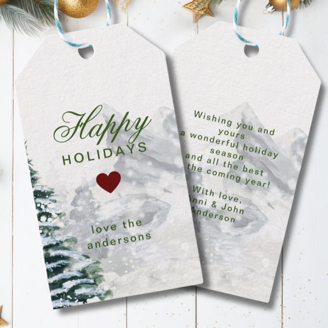 Personalisiertes Weihnachtsdesign Geschenkanhänger Gift Tags (Creator Uploaded)