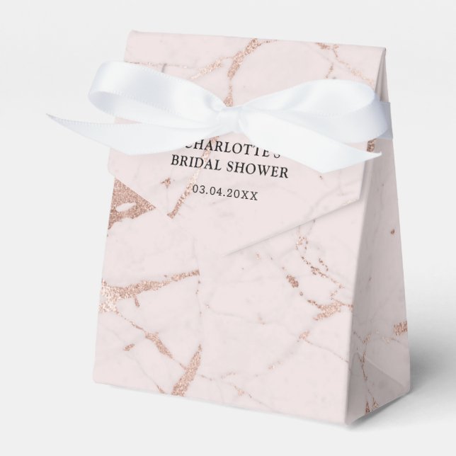 Personalising flowers favour box (Front Side)