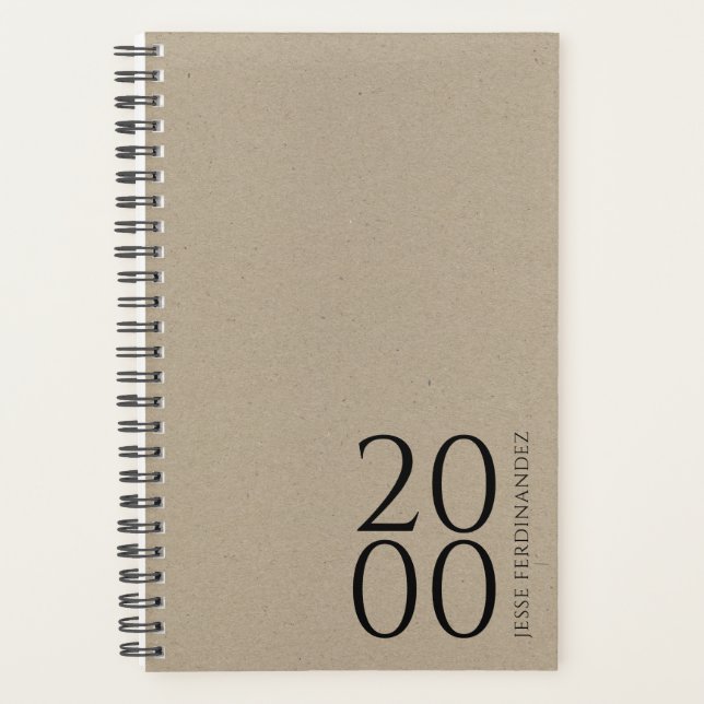 Personalising Personal 20XX Weekly Planner (Front)