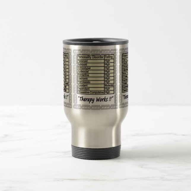 Personality Disorder 1 Travel Mug (Center)