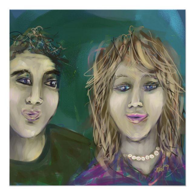 Personality Portrait 24x24 Limited Edition June 24 Photo Print (Front)