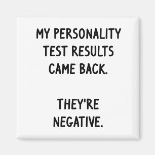 Personality Test Magnet