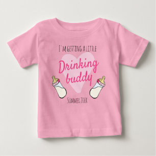 Personalizable Big Sister reveal Baby T-Shirt