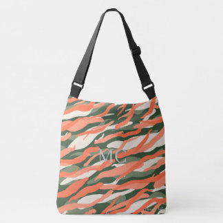 Personalizable Camo Camouflage Zebra Pattern Crossbody Bag