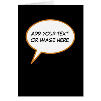 personalizable cartoon speech balloon