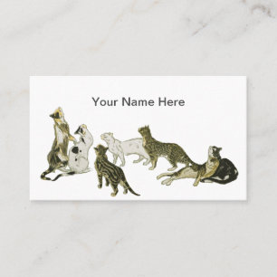 Personalizable Cats Business Card