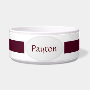 Personalizable Ceramic Pet Bowl