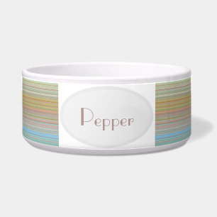 Personalizable Ceramic Pet Bowl