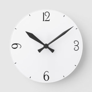 Personalizable Clock with Numbers