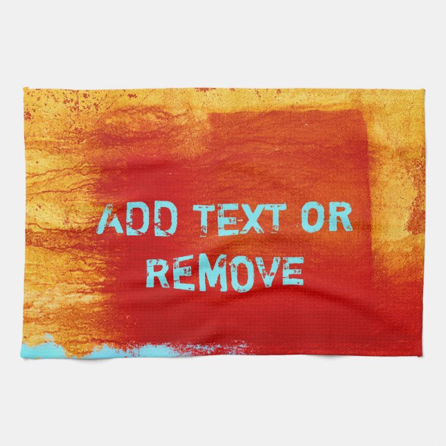 Personalizable Cool Tea Towel (Horizontal)