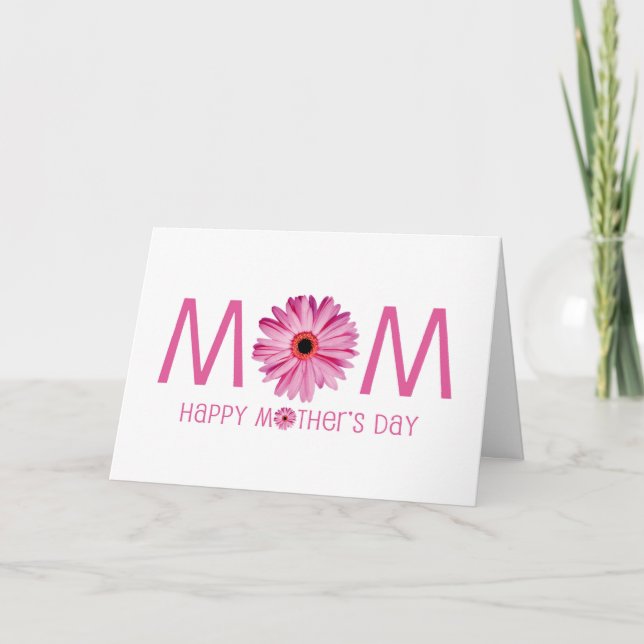 Personalizable Cute Fun Unique Mother's Day Card (Front)