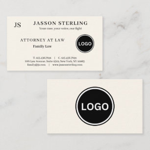 Personalizable Design for Attorney Business Card