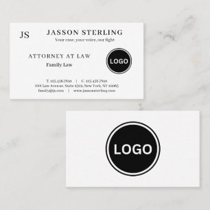 Personalizable Design for Attorney Business Card