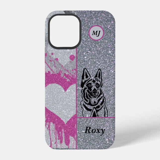 Personalizable German Shepherd Apple iPhone Case (Back)