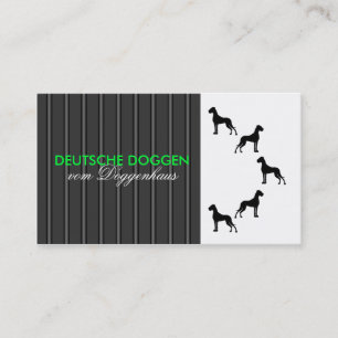 personalizable Great Dane cards