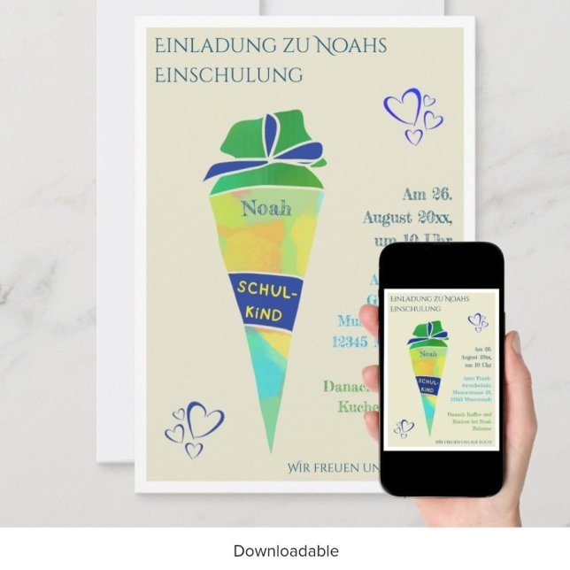 Personalizable invitation Young (Creator Uploaded)