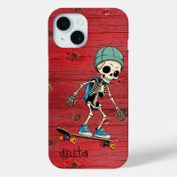 Personalizable iPhone Phone Case Skeleton Rustic