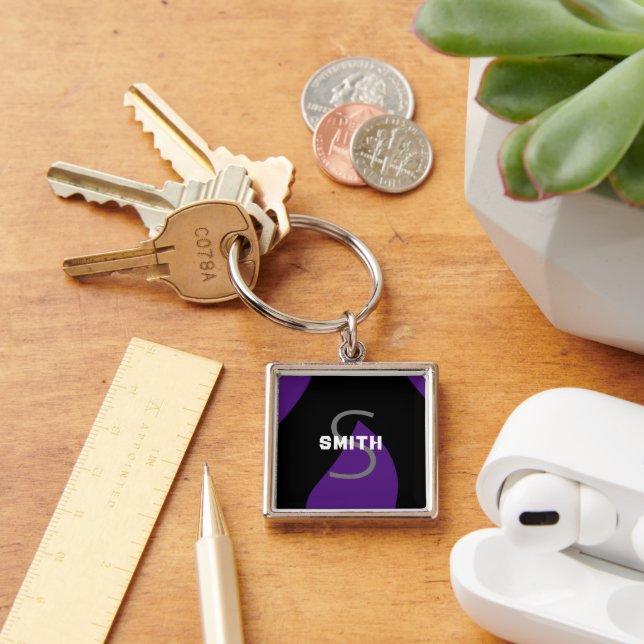 Personalizable Keychain - Silver HAMbWG (Desk)
