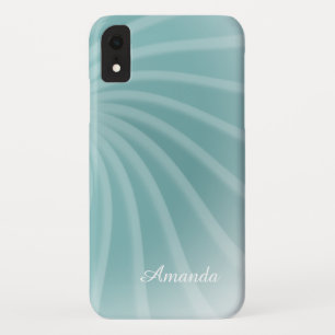 Personalizable - Modern Stylish Pastel Teal Green Case-Mate iPhone Case