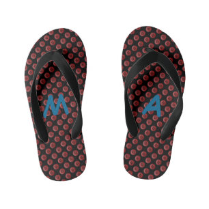 Personalizable Monogram Cute Cool Fun Unique Kid's Jandals