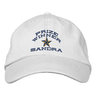 Personalizable Name Year Prize Winner Embroidery Embroidered Hat
