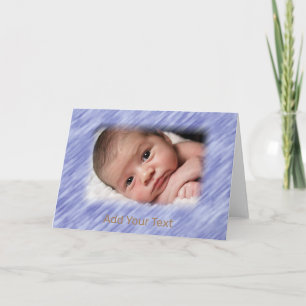 Personalizable Photo and Text Card