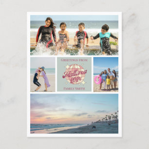 Personalizable photo Mallorca Family vacation Postcard