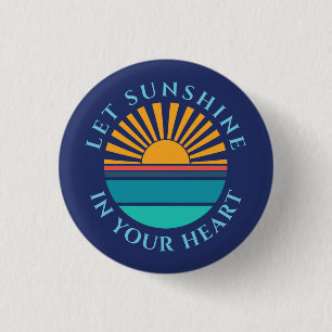 Personalizable photo template 3 cm round badge