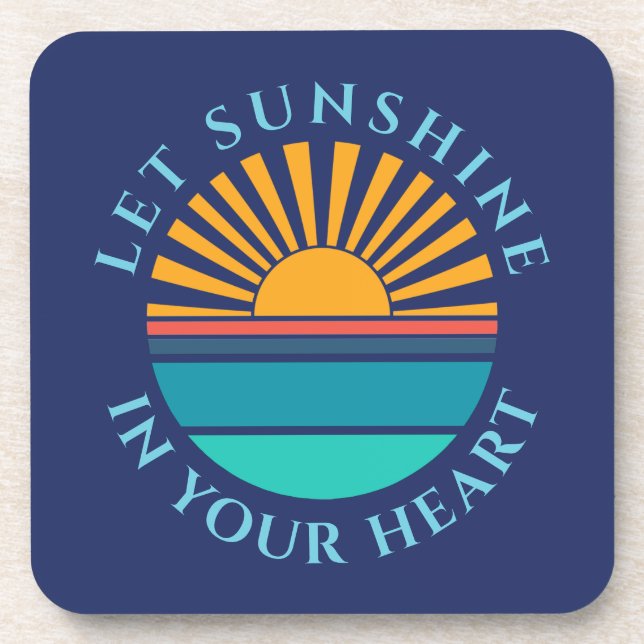 Personalizable photo template coaster (Front)