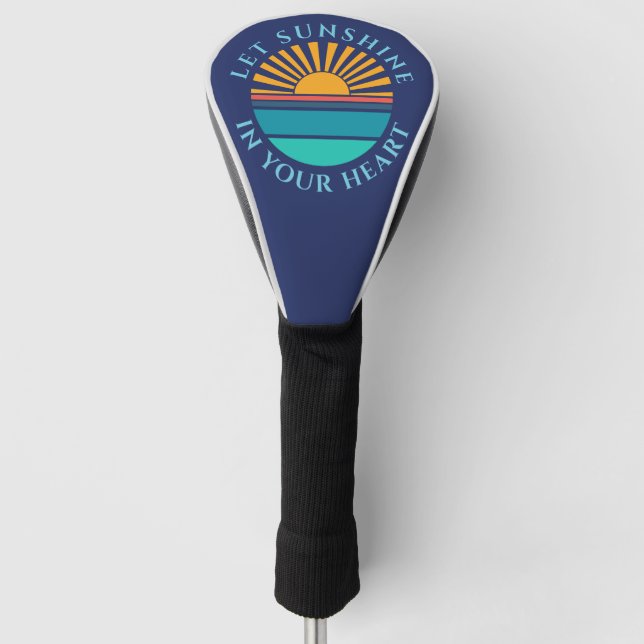 Personalizable photo template golf head cover (Front)
