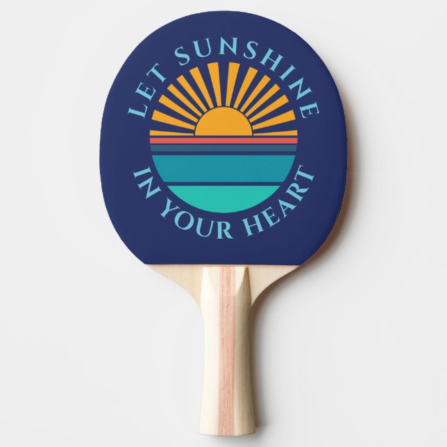 Personalizable photo template ping pong paddle (Front)