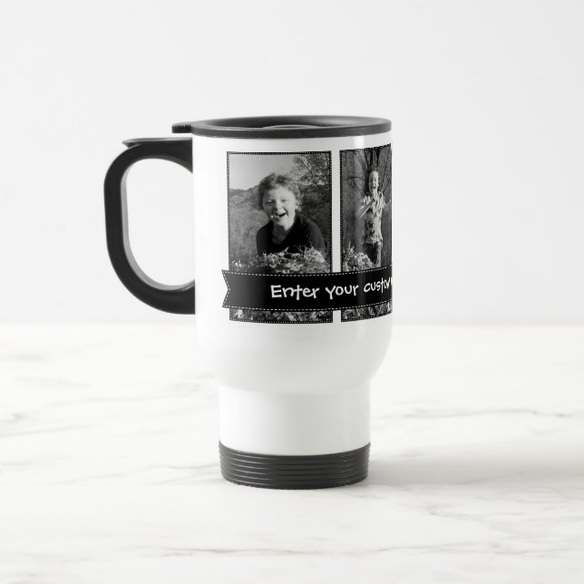 Personalizable Photo Travel Mug (Left)