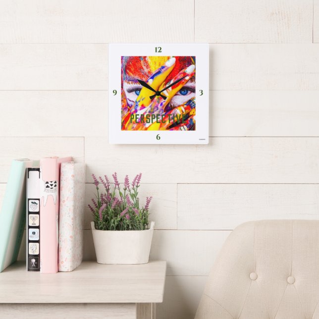 Personalizable Photo Wall Clock HAMbyWG (Reading Room)