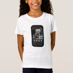 Personalizable Smartphone Screen Background T-Shirt