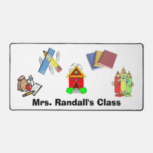 Personalizable Teacher Desk Mat