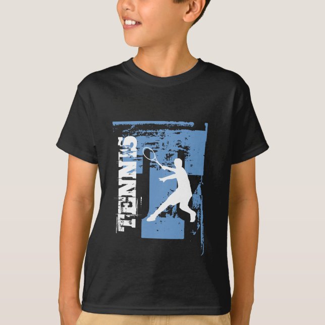 Personalizable tennis t shirt for boys (Front)