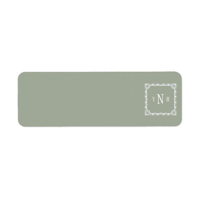 Personalizable with three-letter Monogram (Front)