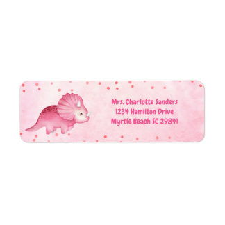 Personalizd Cute Pink Dinosaur