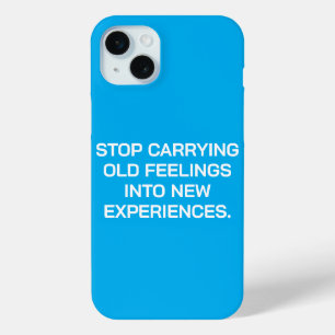 PERSONALIZD YOUR OWN QUOTES STYLISH MODERN MINIMAL iPhone 15 MINI CASE