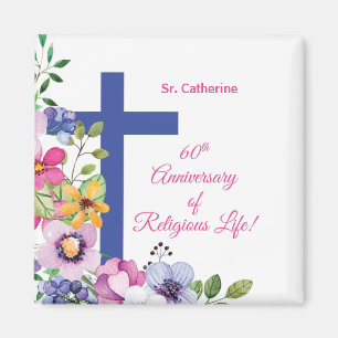 Personalize, 60th Anniversary Nun Religious Life Magnet