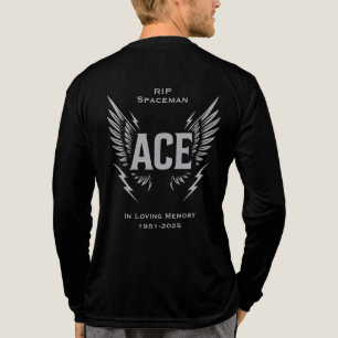 Personalize Ace Spaceman RIP Memorial Remembrance  Tri-Blend Shirt