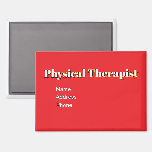 Personalize Advertise Promote Physical Therapist   Magnet