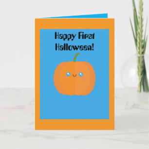 PERSONALIZE BABY'S FIRST HALLOWEEN CARD